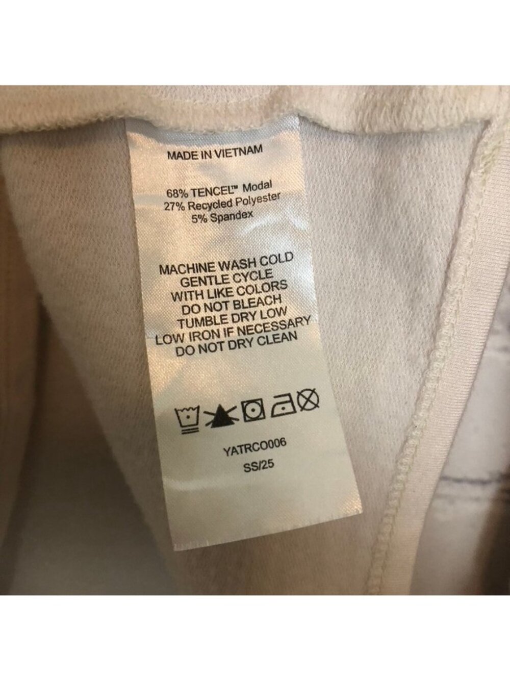 Quince SuperSoft Fleece Mock Neck Pullover Size XS Off-White - Picture 5 of 6